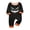 8# Baby, variant on Short Sleeve Family Matching Pajamas Halloween Scary Face Top Vintage Halloween Symbol Pattern Long Pants