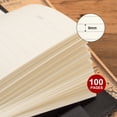 thumbnail image 4 of Comix Loose-Leaf Notebook,A5 Refillable 6-Ring Binder Journal,100 Sheets Black, 4 of 9