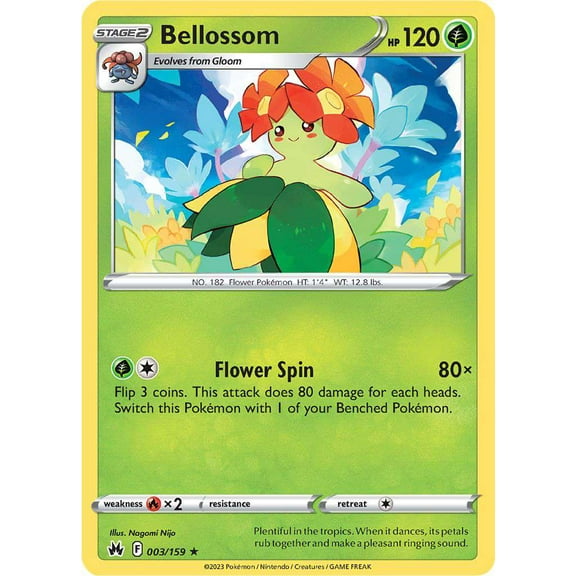 Pokemon Crown Zenith Rare Bellossom #3