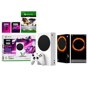 Angle View: Latest Xbox All Digital 512GB SSD Fortnite & Rocket League Bundle - White Xbox Console, Wireless Controller and Limited In Game Items with Overwatch Legendary Edition and Mytrix Skin Eclipse