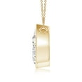 thumbnail image 2 of ANGARA Natural Diamond Solitaire Pendant in 14K Yellow Gold for Women (Size-6x4mm| Color-I-J| Clarity-I1-I2) | April Birthstone, Anniversary, Jewelry Gift for Women | Natural Diamond Necklace, 2 of 8