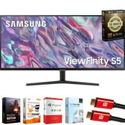 Samsung 34 inch ViewFinity S50GC Series 1440p HDR Ultrawide Monitor Bundle with Tech Smart USA Elite Suite 18, 2x 4K HDMI Cable & Deco Gear CPS Exclusive 26 Month Protection Pack (BEACH-CPS-26M500)