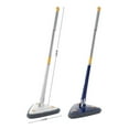 thumbnail image 3 of Biplut Cleaning Mop 360 Degree Rotatable Effective Decontamination Protect Hands Dense Microfiber Cloth Telescopic Household Extended Triangle Mop for Home (White C), 3 of 13