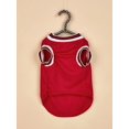 thumbnail image 2 of 1pc Red Pet Clothes, Breathable Mesh Basketball Jersey, For Small Medium And Large Dogs, Small Corgis, Cats, 2 of 5