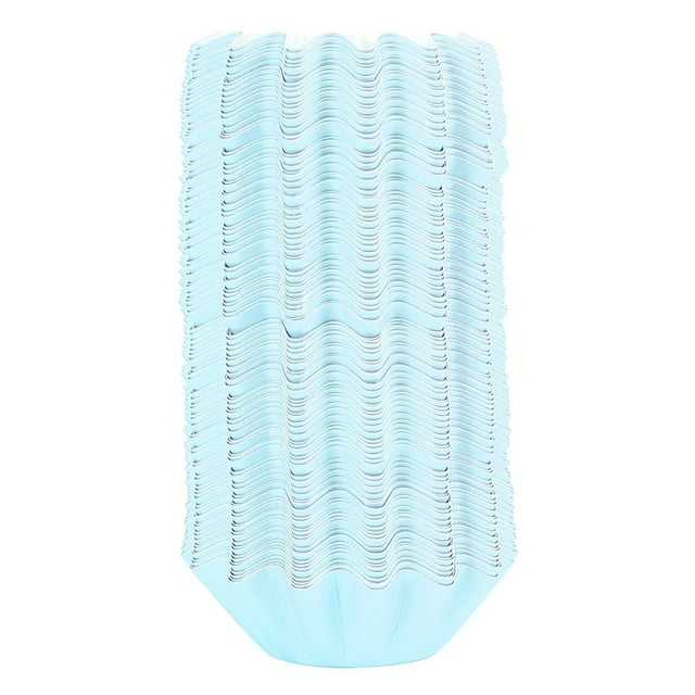 Durable Flower Shaped Cake Baking Cup, Cupcake Liner Wrapper Cupcake Cases, for Home Kitchen Sky Blue