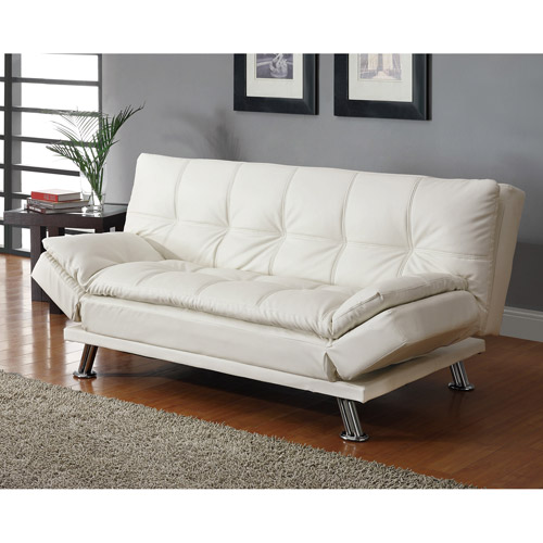 Dilleston Contemporary Sofa Bed, White  Walmart.com