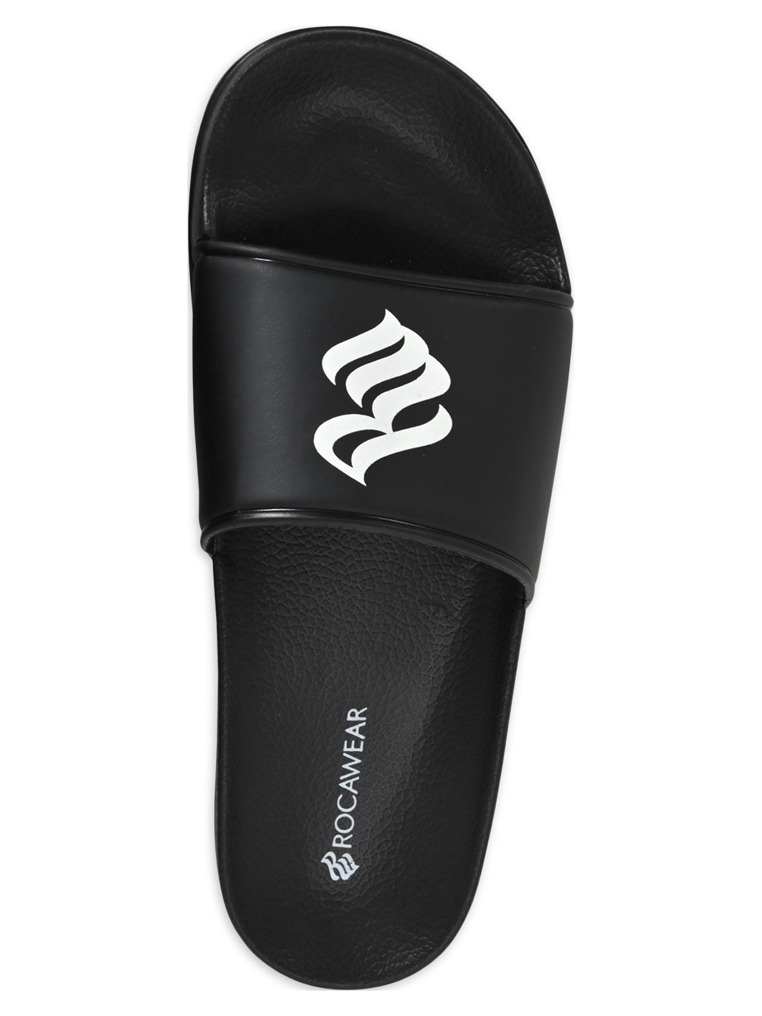 Rocawear Men's Brighton Logo Athletic Slide Sandal
