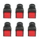 thumbnail image 3 of Interruptor de botón de bloqueo automático, 25 piezas, interruptor de botón pequeño, interruptor de botón con interruptor de botón de encendido de luz, integración perfecta, 3 of 8