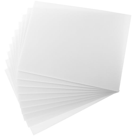 SOPOTUTU 10-Pack Flexible White Foam Board Sheets for Crafting, Model Making, Projects and Decoration