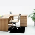 thumbnail image 2 of Advantagemat® Black Vinyl Lipped Chair Mat for Hard Floor - 36" x 48", 2 of 10