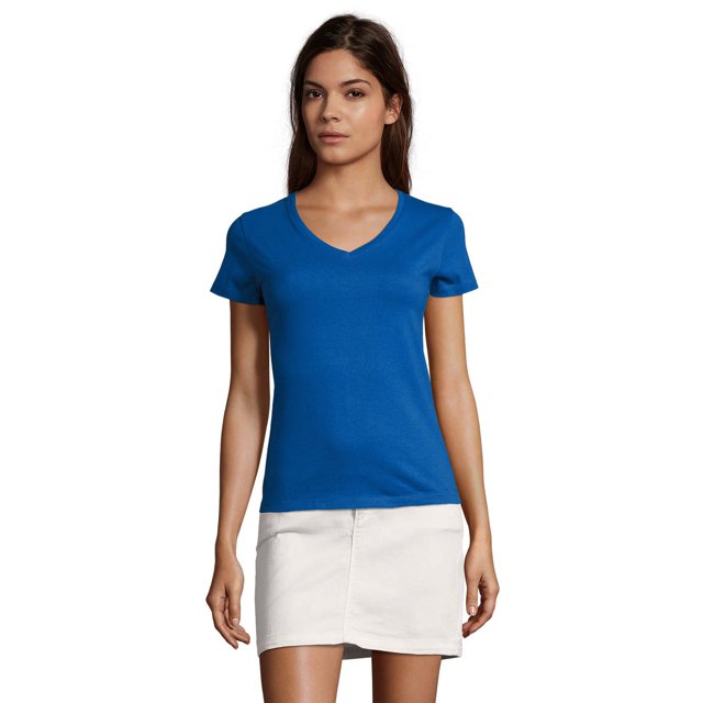 SOLS - Camiseta Imperial para Mujer (Azul Real)