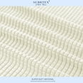 thumbnail image 6 of Subtrex Stretch Textured Grid Washable Sofa Armrest Slipcover (Set of 2, Ivory), 6 of 7