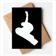 thumbnail image 1 of Planche à Roulettes Sport Saut Noir Contour Cartes de Voeux Vous Êtes Invités Invitations, 1 of 3