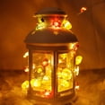 thumbnail image 3 of Decoración de Halloween con luces LED para fiestas en casa Calabaza + Hoja + Nuez, 3 of 9
