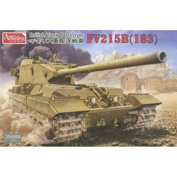 Amusing Hobby 35A008 1/35 British Tank Destroyer FV215B(183) - Scale Assemble Model Kit