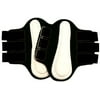 Intrepid International Splint Boots with White Leather Patches Medium Black
