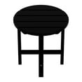 thumbnail image 5 of Garden 18" Inch Round Plastic Outdoor Patio Side Table, Black, 5 of 7