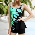 thumbnail image 6 of Lopeceal Two Piece High Neck Tankini Swimsuits for Women Tankini Bathing Suits Tops with Boyshorts Sleeveless Halter Swimwear, 6 of 6