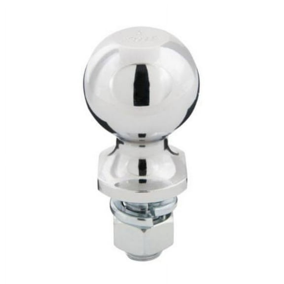 TowSmart Trailer Hitch Ball, Class II, 2in Ball, 3/4in x 1-1/2in Shank, 3500lb, 716, Chrome, 1 Each