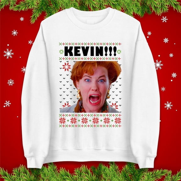 Funny Ugly Christmas Sweatshirt Kate McCallister Kevin!!! Scream, Funny Xmas Movie Shirt, Classic 90s Christmas Shirt