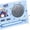 Blue, variant on 2-in-1 Electronic Drum & Piano Keychain with Recording Function, Instrument,Creative Gifts for Musicians