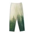 thumbnail image 4 of Fotbe Fog Forest Women's Pajama Pants,Sleepwear Pants,Pj Bottoms Drawstring And Pockets-XX-Large, 4 of 9