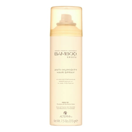 Alterna Bamboo Smooth Anti-Humidity Hair Spray, 7.5 (Best Products For Frizzy Hair In Humidity)