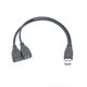 thumbnail image 1 of Usb A a Usb A Fe Cable Functal Usb Splitter Y Cable Cable, 1 of 4