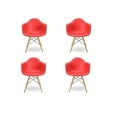 thumbnail image 1 of Plata Décor Imports Eiffel Bucket Red Kid Chair, 1 of 2