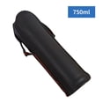 thumbnail image 1 of Lttoisl Housse de Bouteille d'Eau Isolée Noire pour Bouteilles de 350 ml à 1200 ml, Porte-Flasque Portable en Cuir Résistant à l'Eau avec Sangle Ajustable pour Voyages et Sports en Plein Air, 1 of 8