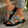 thumbnail image 3 of IUJSOY Platform Sandals for Women 2025 Summer Beach Shoes Slides Comfortable Footbed Sandal, 3 of 9
