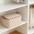 thumbnail image 2 of zhangmingg Large Capacity Checkered Pattern Quilt Cover Storage Bag for Home Moving and Organizing, 2 of 7