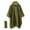 Army Green, variant on Xfvqtps Mens and Womens Rain Poncho with Hooded and Brim Long Reusable Solid Color Adjustable Drawstring Waterproof Cycling Outdoor Activities Rain Jackets Raincoat with Storage Bag Black