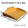thumbnail image 2 of Cleanup Tarp EZ Leaf Hauler, reutilizable para césped y jardín, 2 of 6