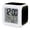 Black, Ebony, Gold, Bronze, variant on Yellow Polka Dots Digital Alarm Clock for Bedrooms, Smart LED Alarm Clock with 7 Color Changing Night Light, Modern Speckles Minimalist Black Silent Wake Up Clocks for Sleep Study Cooking 3.2"x3.2"