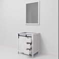 thumbnail image 6 of Lexora Home Marsyas 30" Single Vanity with Mirror in White, 6 of 9