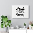thumbnail image 6 of Scripture Walls John 14:1 Don't Let Your Heart Be Troubled Bible Verse Canvas Christian Wall Art Ready to Hang Unframed, 6 of 16