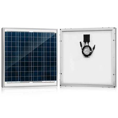 Watt Solar Backup - ACOPOWER 60 Watt 60W Polycrystalline Photovoltaic PV Solar Panel Module with MC4 for 12 Volt Battery Charging