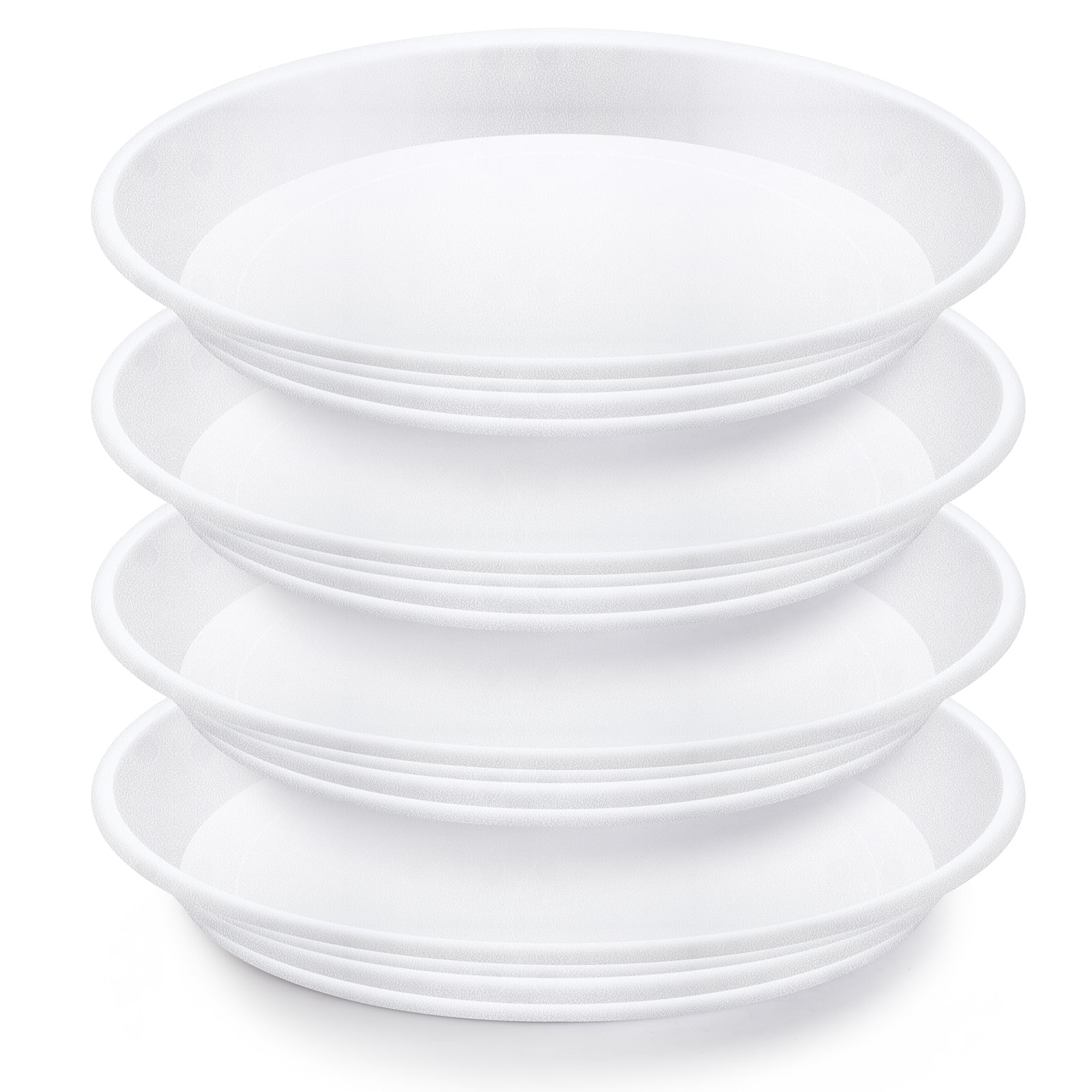 Plant Saucer 4 " Diameter Resin Clear Case of 50 