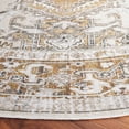 thumbnail image 3 of SAFAVIEH Arizona Lucius Oriental Machine Washable Area Rug, Beige/Gold, 6' x 6' Round, 3 of 8