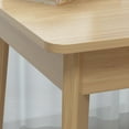 thumbnail image 2 of KULAGAGA Desktop Computer Desk Simple Modren Table 47in For Small Area Wood Study Office Desk Corner Computer Desk Workstation For Home Office Living Room, 2 of 7