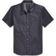 thumbnail image 1 of Camisa de mezclilla Guess ajustada para hombre negra XL Botones al frente, 1 of 1