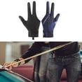 thumbnail image 6 of Luwecf 3 Fingers Pool Gloves Single Hand Billiard Gloves Pool Cue Mitts Separate Finger Blue Left Hand, 6 of 9