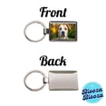 thumbnail image 4 of Labrabull Dog Photo Metal Rectangle Keychain, 4 of 7