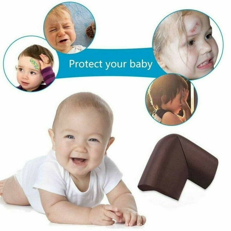 Pixnor 12pcs Baby Safety Thickened NBR Foam Corner Edge Cushions Desk Table Protector