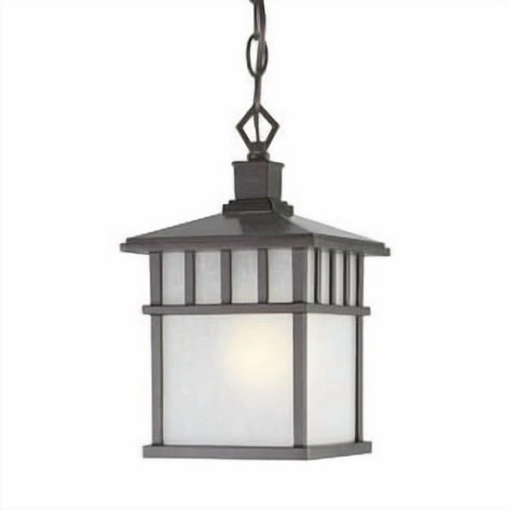 9113-34-Dolan Lighting-Barton 1-Light Outdoor Hanging Fixture-Olde World Iron Finish