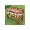 thumbnail image 1 of Blazing Needles Solid 4' Patio Bench/Swing Cushion-Papprika, 1 of 1
