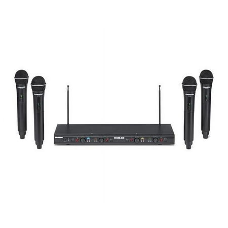 UPC: 0809164221739 | Samson Stage 412 Quad Channel Handheld VHF Wireless System