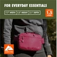 thumbnail image 3 of Ozark Trail Denver Waistpack, Orchid Plum Fanny pack, Polyester, Zipper, on Waist, Adult, 3 of 15