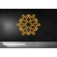 thumbnail image 3 of Glowneon Snowflake Neon Sign, Snowflake Led Sign, Snowflake Winter Neon Light, Snowflake Art Neon, 3 of 4